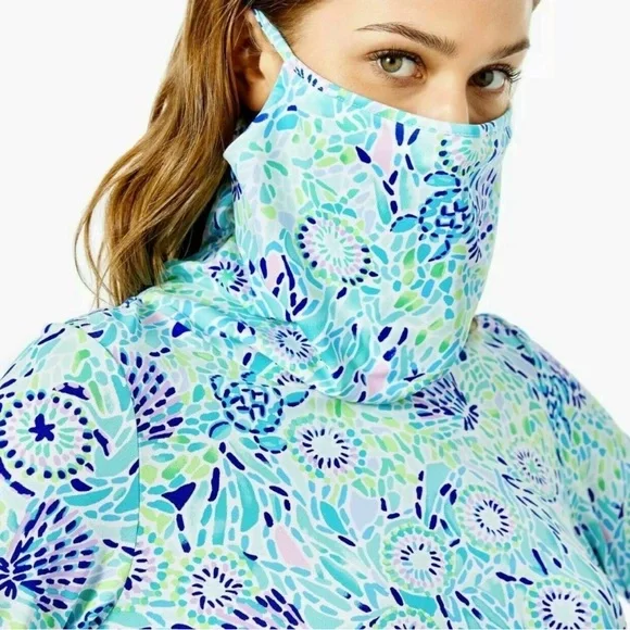 Lilly Pulitzer Size X-Large, Lilshield Spf 50 Meryl Chillylilly - Picture 3 of 4